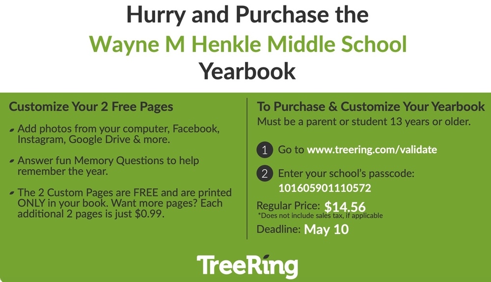 Purchase a Yearbook